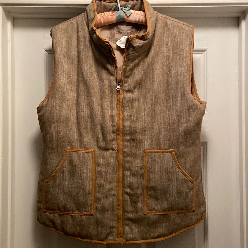 The Royal Standard Herringbone Vest (NWT)